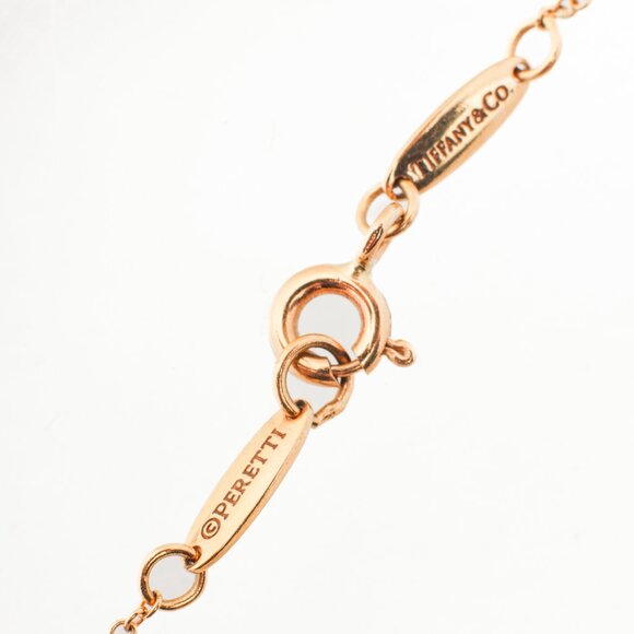 Tiffany & Co. Elsa Peretti Open Heart Lapis Lazuli & 18k Gold Pendant Necklace - Picture 5 of 6